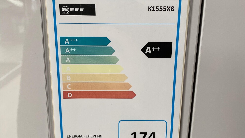 Energielabel Kühlschrank